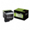 LEXMARK Toner Laser Noir 802xk 8.000 pages cx/510de/510dhe/510dthe 80C2XK0
