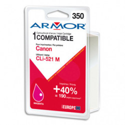 ARMOR Cartouche compatible Jet d'encre Magenta CANON CLi-521 B12467R1