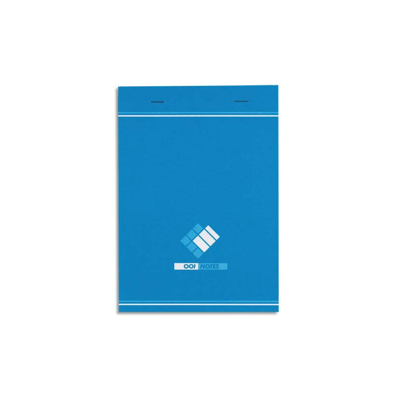 HAMELIN Bloc bureau 001 format 14,8 x 21 cm (A5) 200 pages quadrillées 5x5 60g. Agrafé en-tête