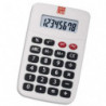 PLEIN CIEL Calculatrice de poche 8 chiffres KC-889 référence 108 coloris Noir/Rouge