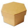 GRAINE CREATIVE Boîte en carton forme hexagonale 90x90x50mm à décorer