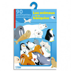 LITO DIFFUSION Boîte de 90 gommettes thème les animaux de la banquise. A partir de 3 ans