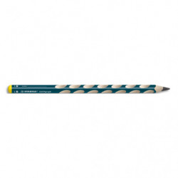 STABILO EASYgraph crayon graphite B gaucher - Bleu ardoise