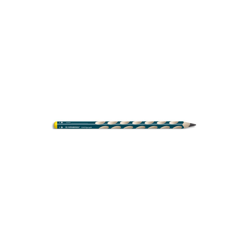 STABILO EASYgraph crayon graphite B gaucher - Bleu ardoise