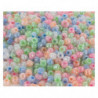 O COLOR Bocal de 500 perles de rocailles nacrées, diamètre 5mm, couleurs assorties