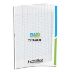 OXFORD C9 Cahier 24x32, 96 pages, 90g, Seyès, couverture polypro incolore 2EN1