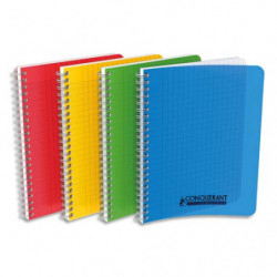 OXFORD C9 Cahier 17x22, 96 pages, 90g, Seyès, couverture polypro incolore reliure intégrale