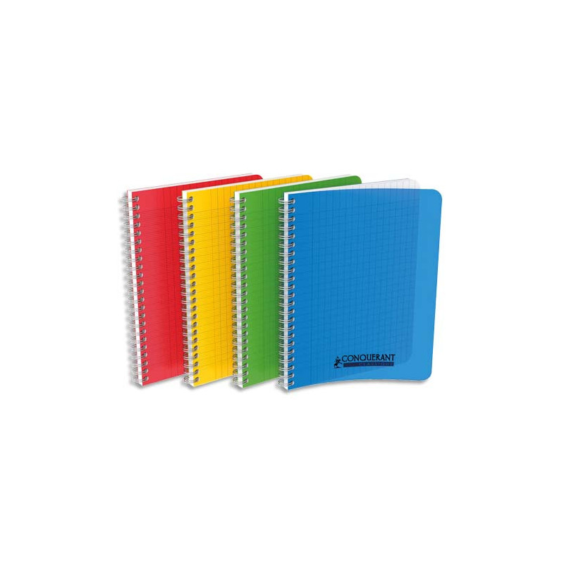 OXFORD C9 Cahier 17x22, 96 pages, 90g, Seyès, couverture polypro incolore reliure intégrale