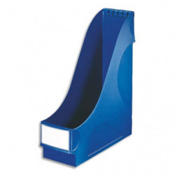 LEITZ Porte-revues PP avec large poignée - Bleu - H32 x P29 cm - Dos 9 cm