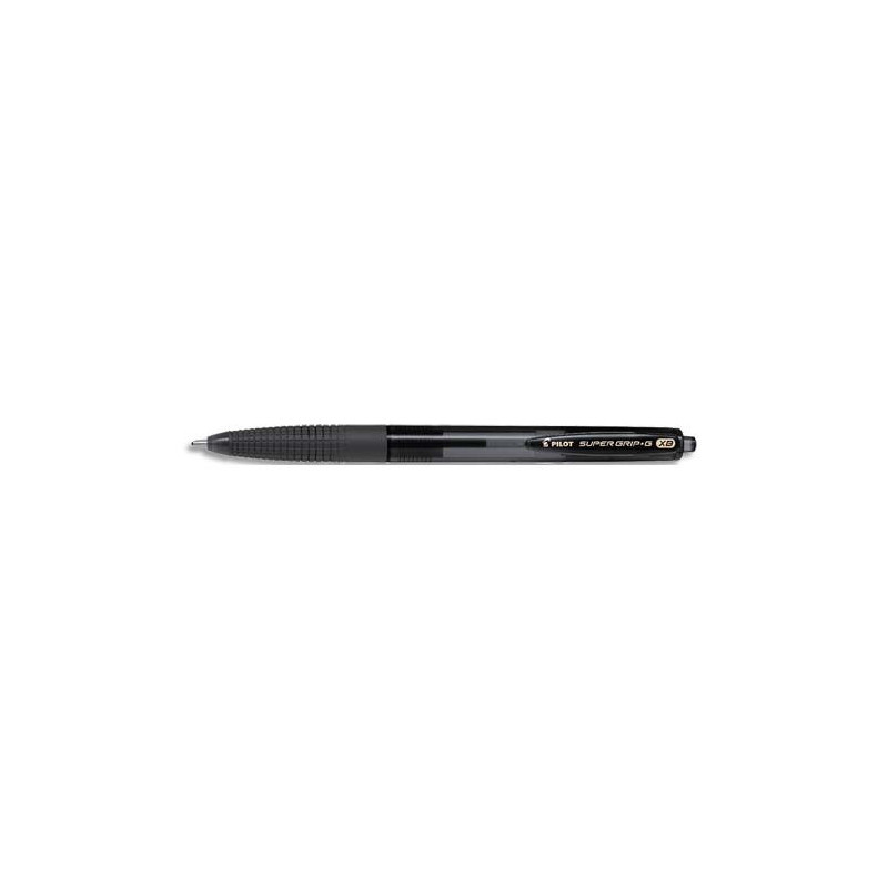 PILOT Stylo bille SUPER GRIP G rétractable pointe extra-large, encre Noire