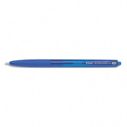 PILOT Stylo bille SUPER GRIP G rétractable pointe extra-large, encre Bleue