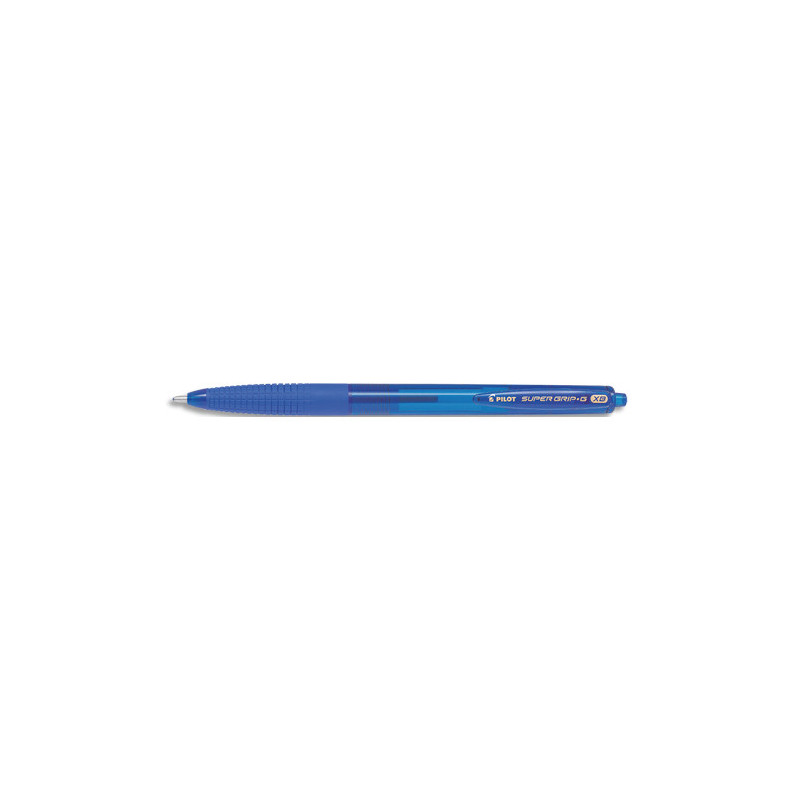 PILOT Stylo bille SUPER GRIP G rétractable pointe extra-large, encre Bleue