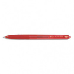 PILOT Stylo bille SUPER GRIP G rétractable pointe extra-large, encre Rouge