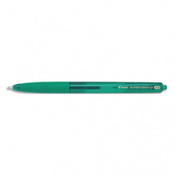 PILOT Stylo bille SUPER GRIP G rétractable pointe extra-large, encre Vert