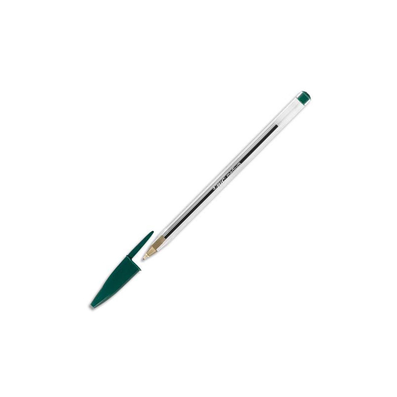 BIC Cristal Original Ecriture Stylos-Bille Pointe Moyenne (1,0 mm) - Vert