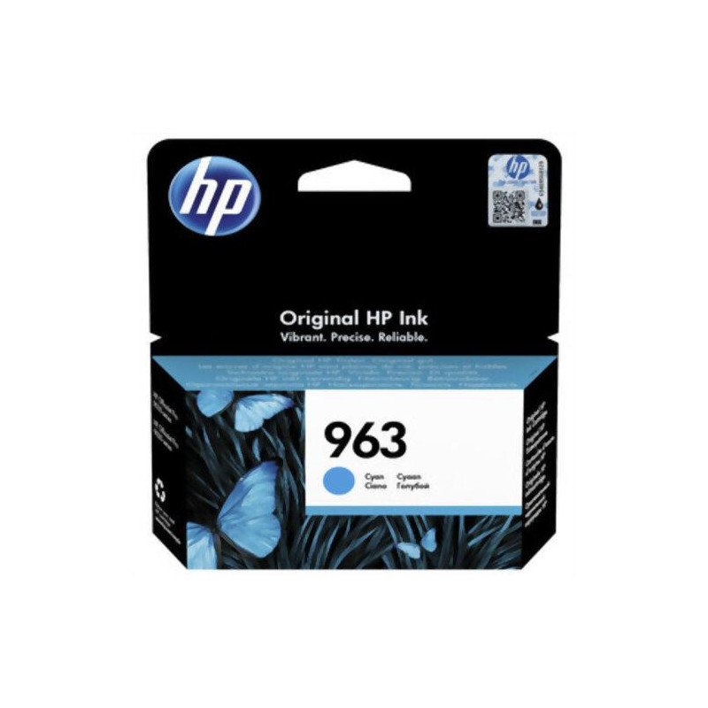 HP 963 Cartouche d'Encre Cyan Authentique (3JA23AE) pour HP OfficeJet Pro 9010 series / 9020 series