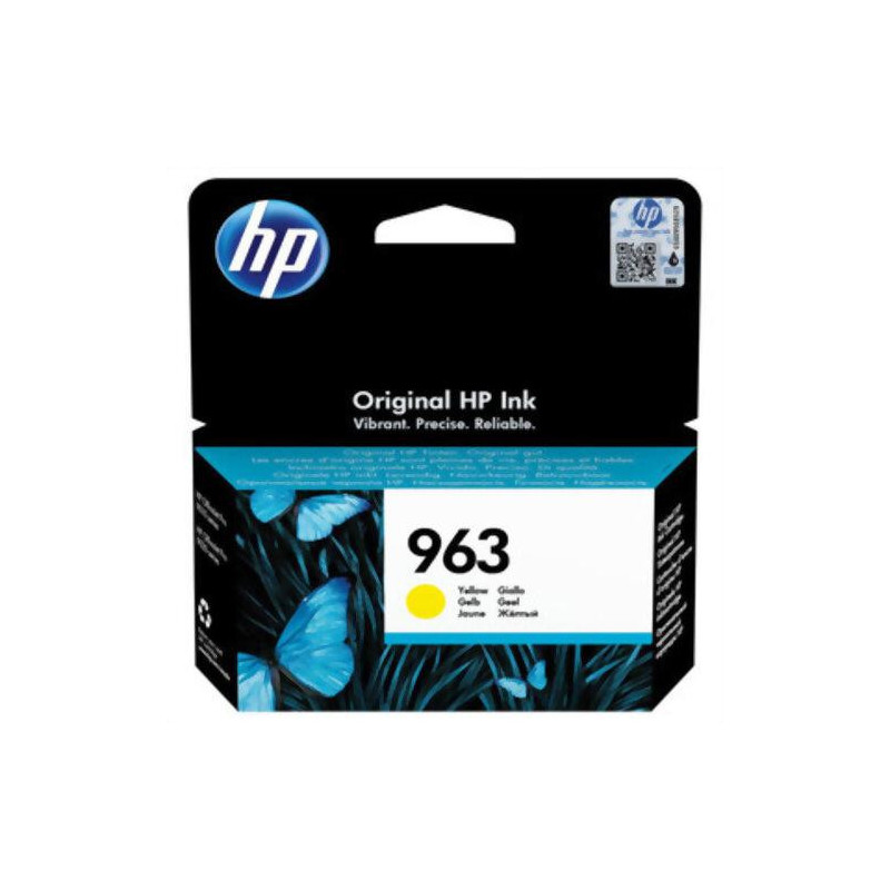 HP 963 Cartouche d'Encre Jaune Authentique (3JA25AE) pour HP OfficeJet Pro 9010 series / 9020 series