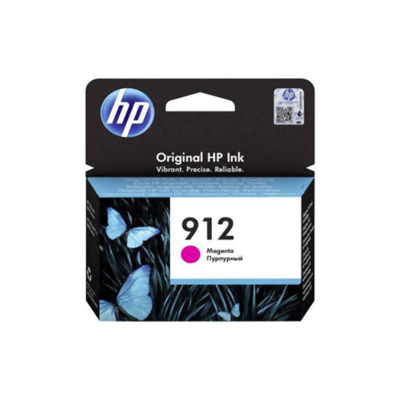 HP 912 Cartouche d'Encre Magenta Authentique (3YL78AE) pour HP OfficeJet Pro 8010 series / 8020 series