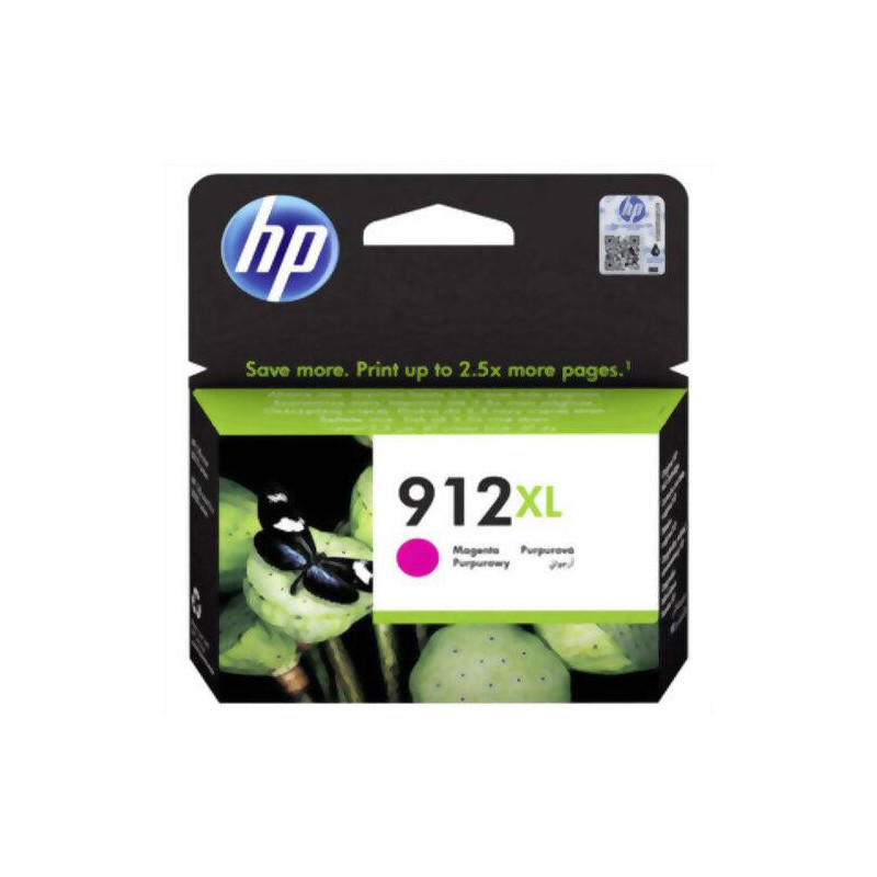 HP 912XL Cartouche Encre Magenta gd capacité Authentique (3YL82AE) HP OfficeJet Pro 8010/8020 series