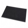 PAPERFLOW Tapis d'accueil grattant intérieur et extérieur en PP Noir, Format 60 x 90 cm épaisseur 10 mm