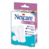 NEXCARE Boîte de 40 Pansements Soft assortis, non tissé, microperforé, compresse absorbante