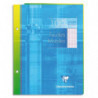 CLAIREFONTAINE Copies simples format 21x29,7cm 200 pages petits carreaux 5x5 Blanc 90g sous étui carton.