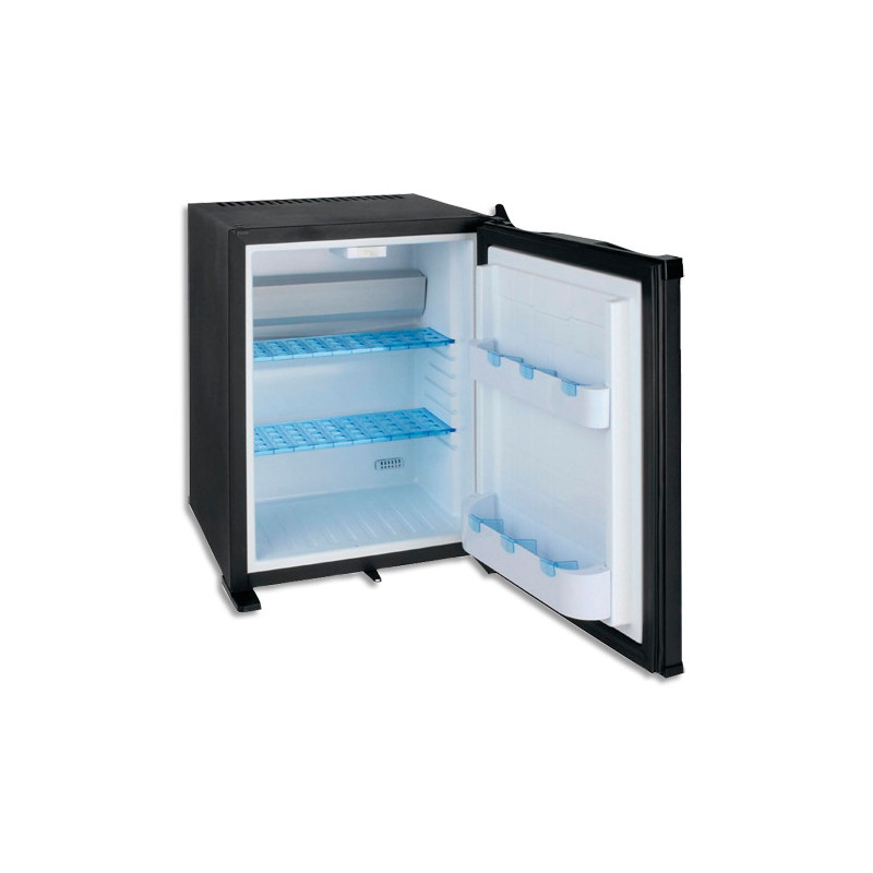 MT INTERNATIONAL Mini Bar 30 litres Noir, 60W, R717, 2 étagères + 2 casiers de porte L40 x H53 x P41,5 cm