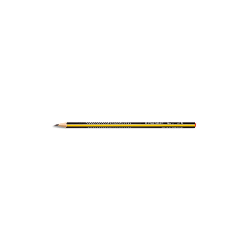 STAEDTLER Crayon graphite Noris Eco 183 WOPEX. Mine HB ultra-résistante. Corps triangulaire