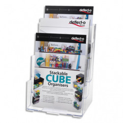 DEFLECTO Porte-brochures 3...