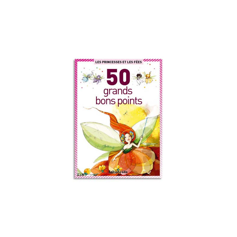 LITO DIFFUSION Boîte de 50 grandes images Princesses et fées