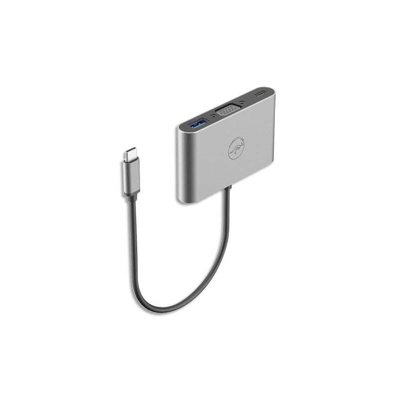 MOBILITY LAB Hub Adaptateur USB-c vers vga+USB 3.0+USB-c ML307930