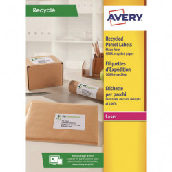 AVERY Boîte de 1800 étiquettes adresse Laser recyclées Blanc 63.5X46.6mm