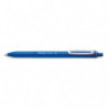 PENTEL Stylo bille iZee rétractable. Pointe 1 mm. Encre rechargeable Bleue