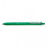 PENTEL Stylo bille iZee rétractable. Pointe 1 mm. Encre rechargeable Vert