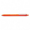 PENTEL Stylo bille iZee rétractable. Pointe 1 mm. Encre rechargeable Orange