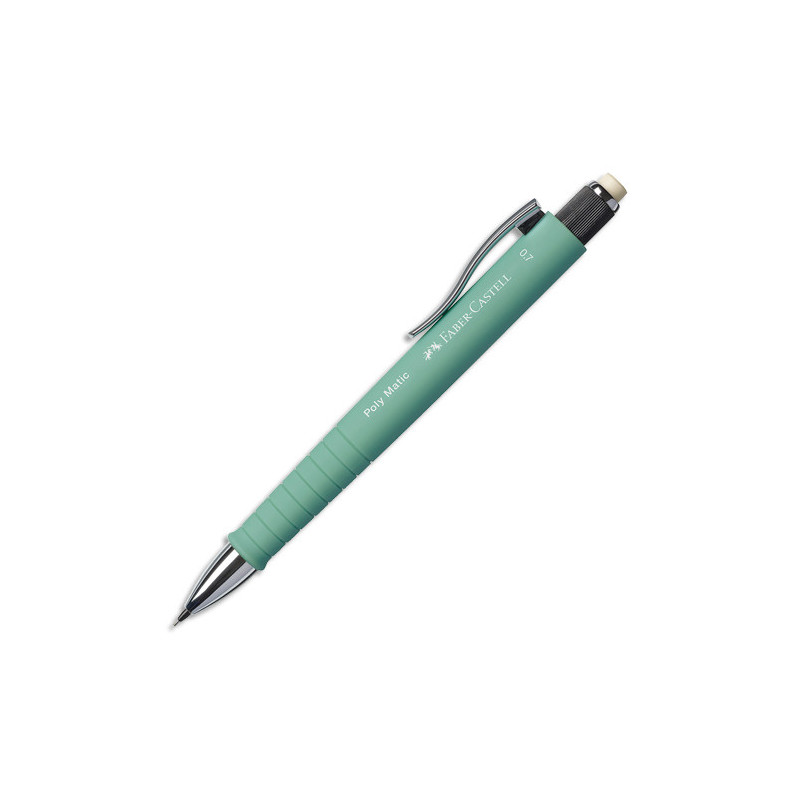 FABER CASTELL Porte-mine POLY MATIC 0,7mm. Corps Vert menthe