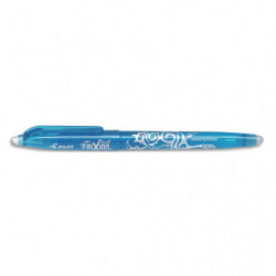 PILOT Roller FriXion Ball pointe fine 0,5 mm. Encre thermosensible effaçable Turquoise