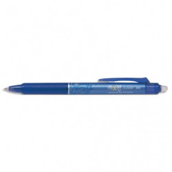 PILOT Roller FriXion Clicker pointe fine rétractable 0,5 mm. Encre thermosensible effaçable Bleue