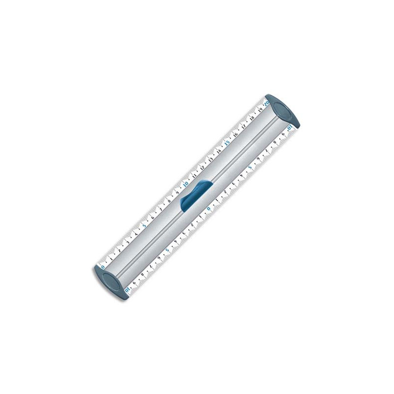 MAPED Règle aluminium (double décimètre) 20 cm
