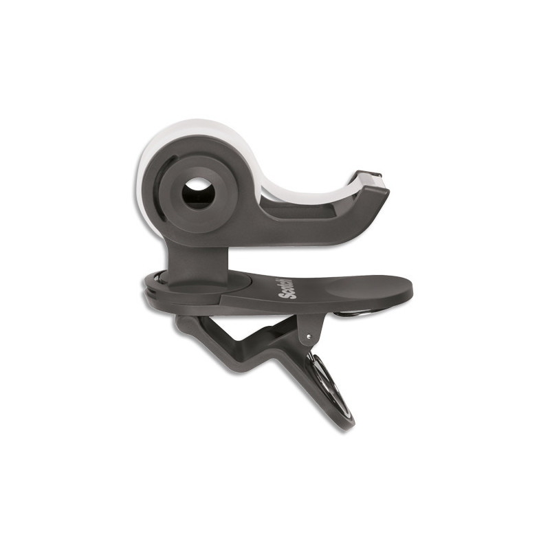 SCOTCH Dévidoir Clip & Twist C19 Gris Anthracite 1 rouleau Scotch® Magic 19 mm x 8,89 m - PCB x 6