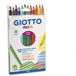 GIOTTO Etui de 12 crayons...