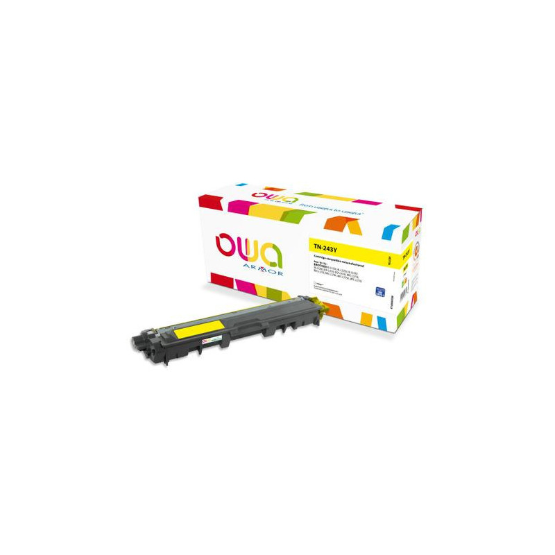 OWA Toner compatible BROTHER TN243 Jaune K18600OW