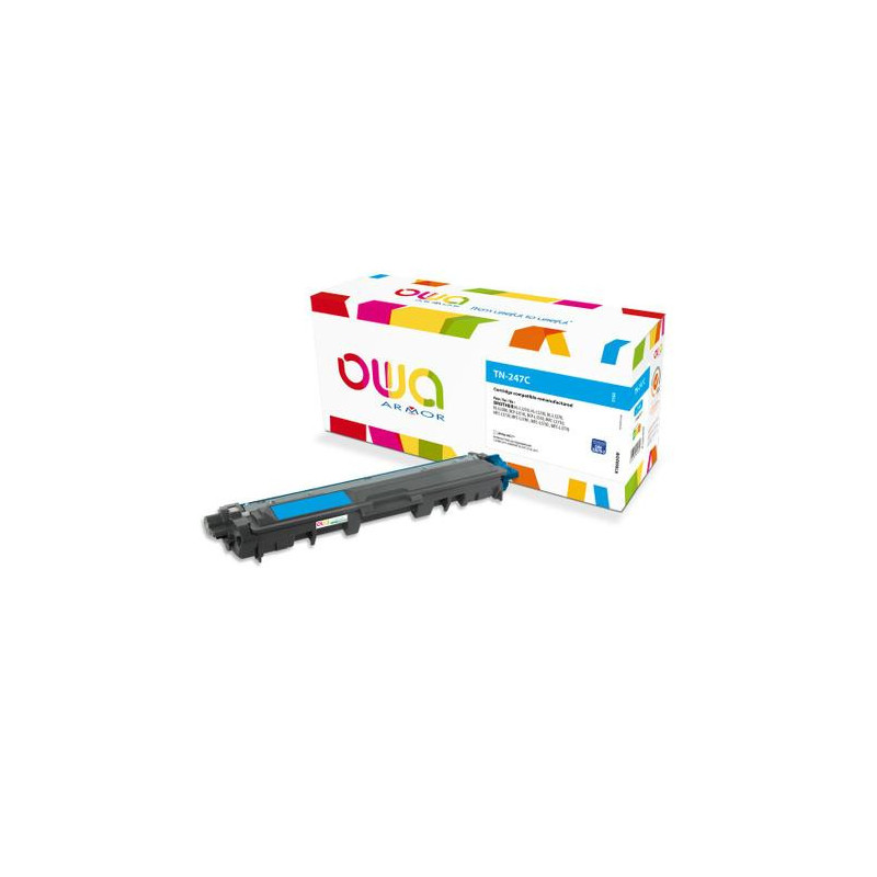 OWA Toner compatible BROTHER TN247 Cyan K18602OW