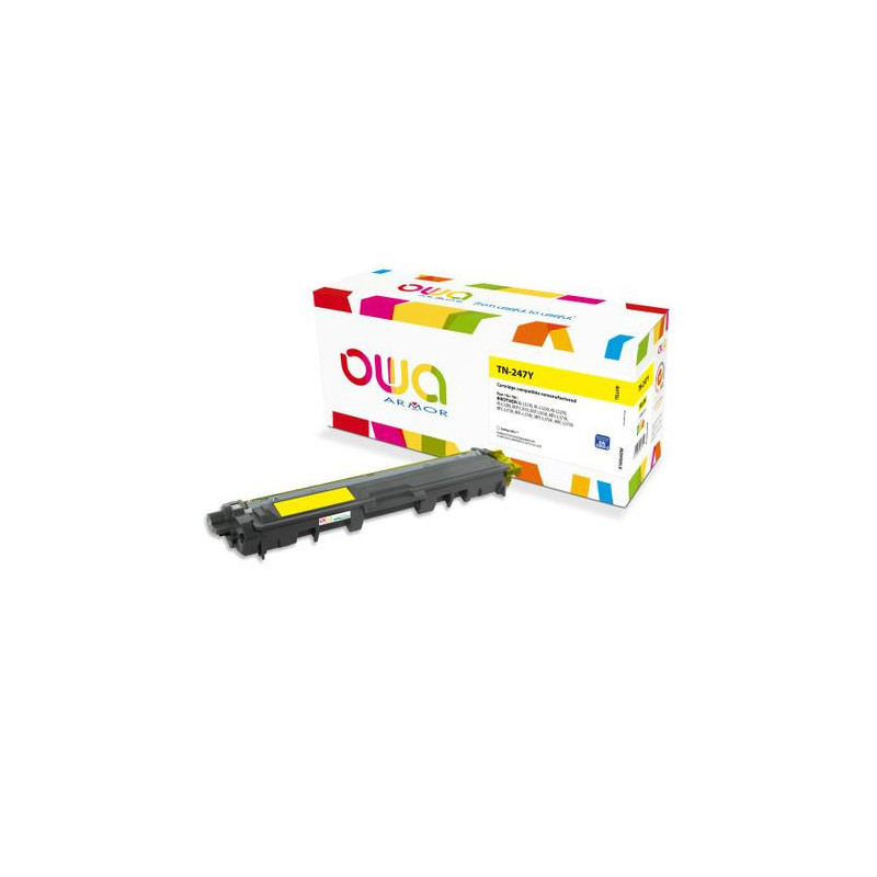 OWA Toner compatible BROTHER TN247 Jaune K18604OW