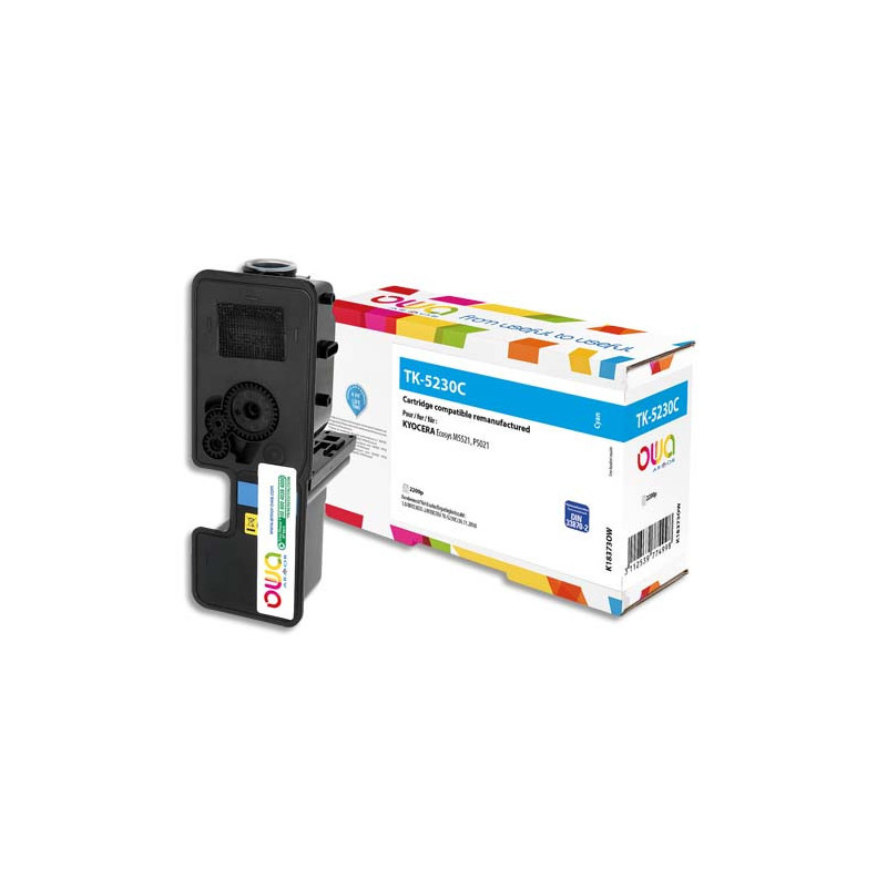 OWA Toner compatible KYOCERA TK5230 Cyan K18373OW