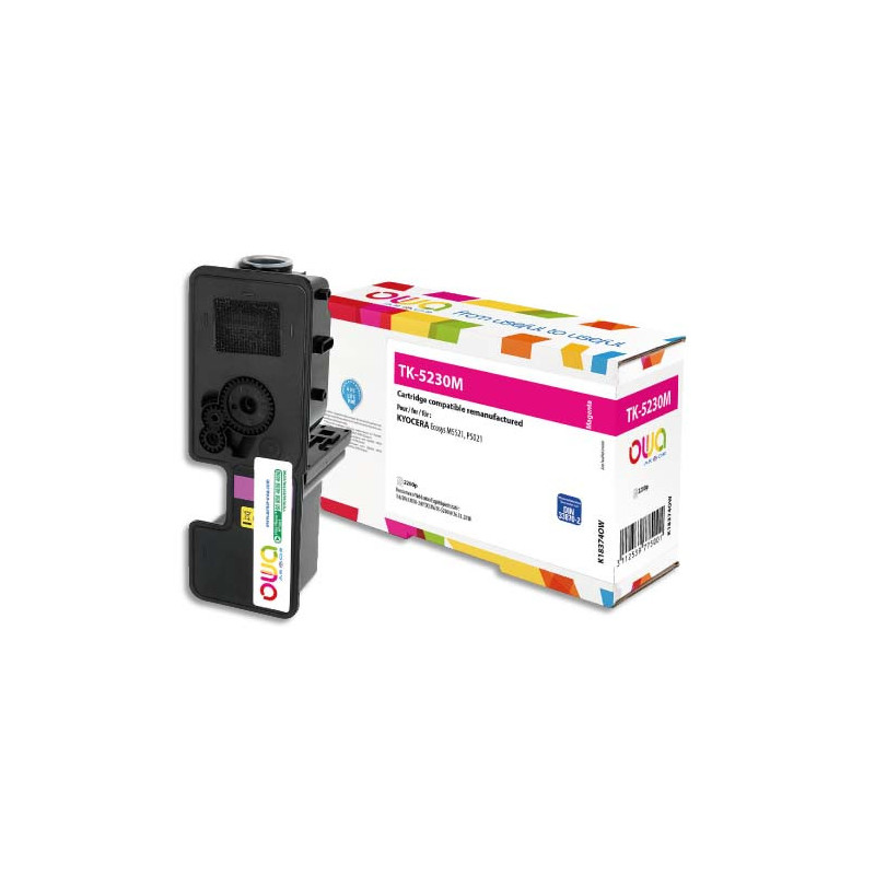 OWA Toner compatible KYOCERA TK5230 Magenta K18374OW