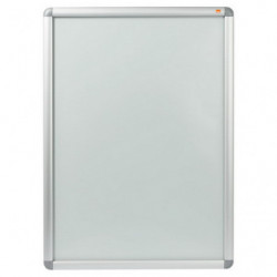 NOBO Vitrine porte-affiche clipsable, aluminium, anti-reflet en PVC, format A1