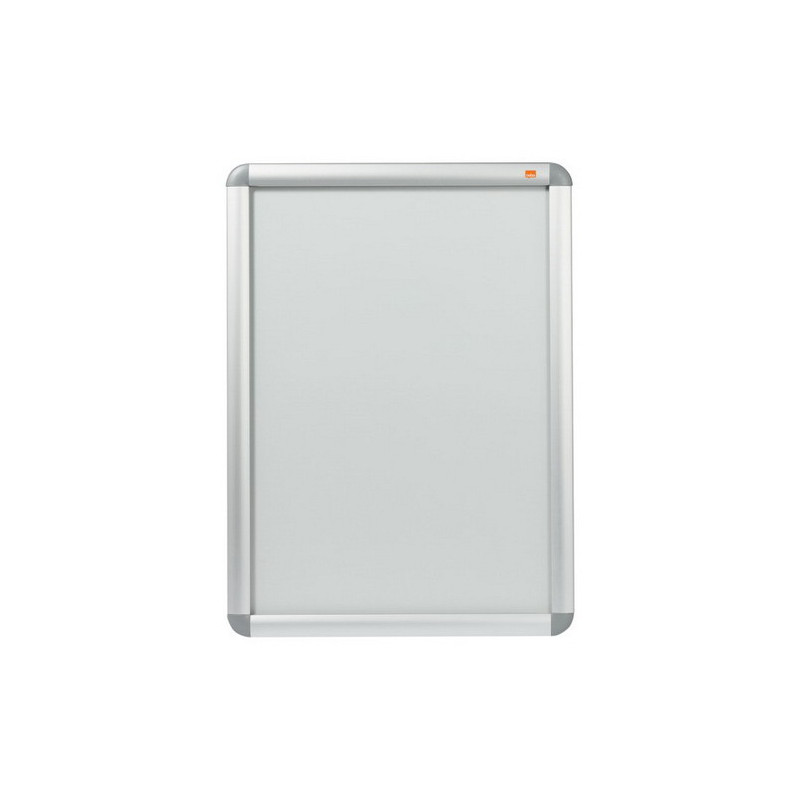 NOBO Vitrine porte-affiche clipsable, aluminium, anti-reflet en PVC, format A2