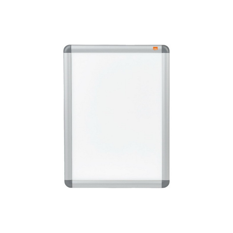 NOBO Vitrine porte-affiche clipsable, aluminium, anti-reflet en PVC, format A3