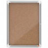 NOBO Vitrine d'affichage en liège Premium Plus, fermeture à clé, capacité 4 feuilles, A4